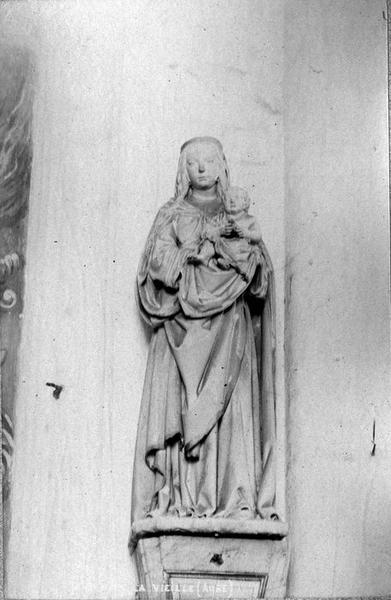 statue : Vierge à l'Enfant, vue générale