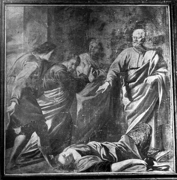 Tableau : Mort de Saphine (détruit)