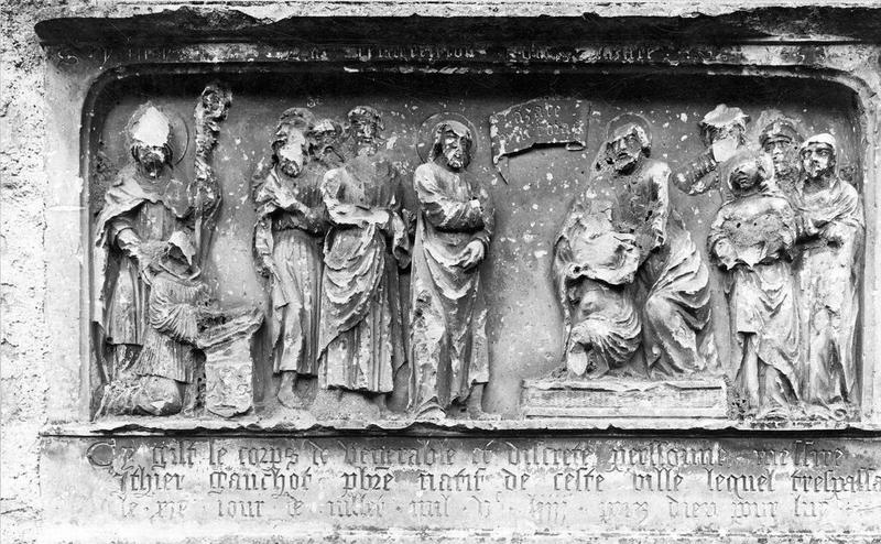 bas-relief : Résurrection de Lazare, vue générale - © Ministère de la Culture (France), Médiathèque du patrimoine et de la photographie (objets mobiliers), tous droits réservés