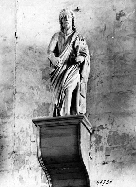 statue : Saint Cassien (?), vue générale