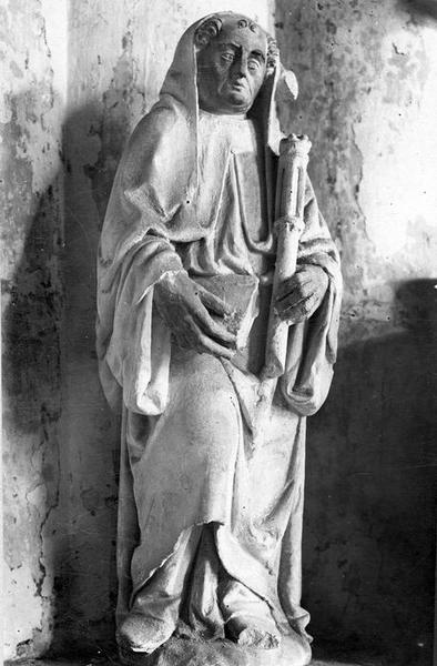 statuette : saint Bernard, vue générale