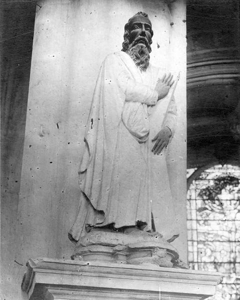 statue : saint André, vue générale