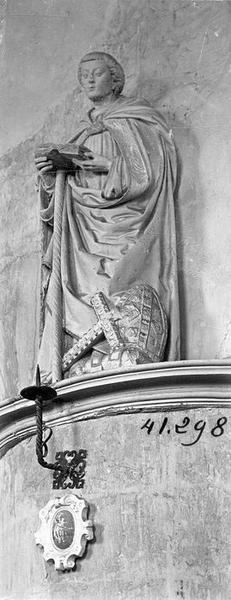 statue : saint Claude, vue générale