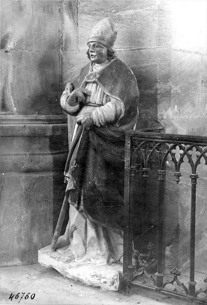 statue : Saint Martin en évêque bénissant, vue générale - © Ministère de la Culture (France), Médiathèque du patrimoine et de la photographie (objets mobiliers), tous droits réservés