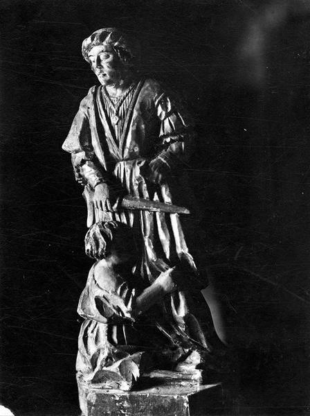 groupe sculpté : Charité de saint Martin, vue générale - © Ministère de la Culture (France), Médiathèque du patrimoine et de la photographie (objets mobiliers), tous droits réservés