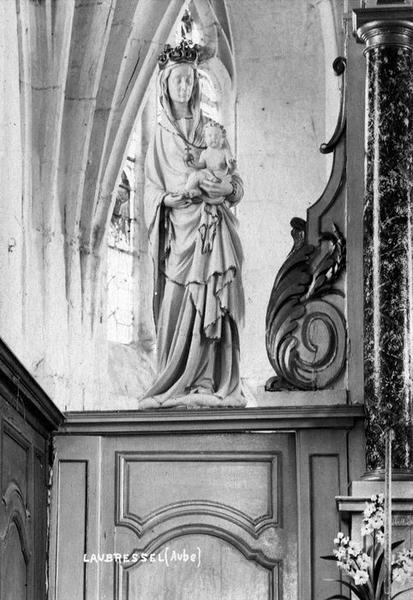 statue : Vierge à l'Enfant, vue générale