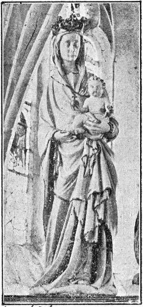statue : Vierge à l'Enfant, vue générale