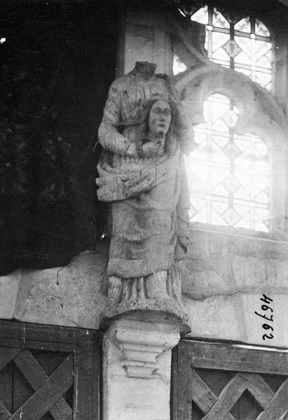 statue : sainte Tanche, vue générale - © Ministère de la Culture (France), Médiathèque du patrimoine et de la photographie (objets mobiliers), tous droits réservés