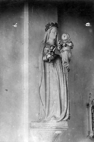 statue : Vierge à l'Enfant, vue générale - © Ministère de la Culture (France), Médiathèque du patrimoine et de la photographie (objets mobiliers), tous droits réservés