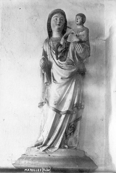 statue : Vierge à l'Enfant, vue générale - © Ministère de la Culture (France), Médiathèque du patrimoine et de la photographie (objets mobiliers), tous droits réservés