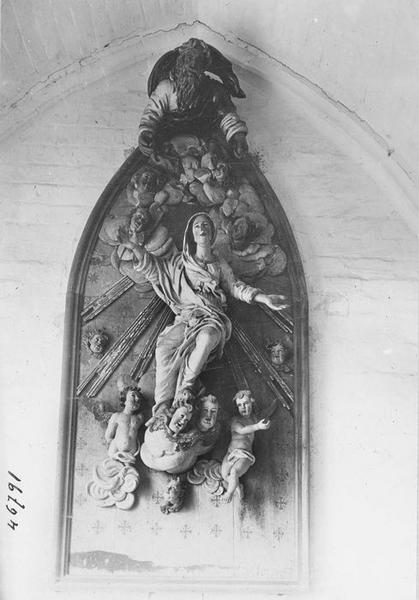 haut-relief : Assomption, Père éternel, vue générale