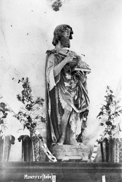 statue : saint Jean-Baptiste, vue générale - © Ministère de la Culture (France), Médiathèque du patrimoine et de la photographie (objets mobiliers), tous droits réservés