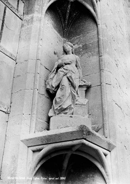 statue : Vierge de l'Annonciation, vue générale