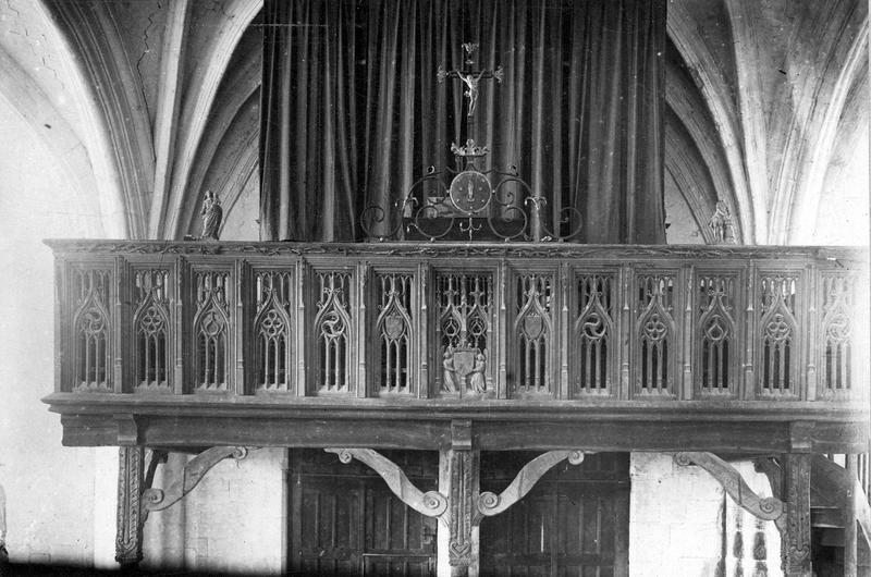 tribune d'orgue, vue générale