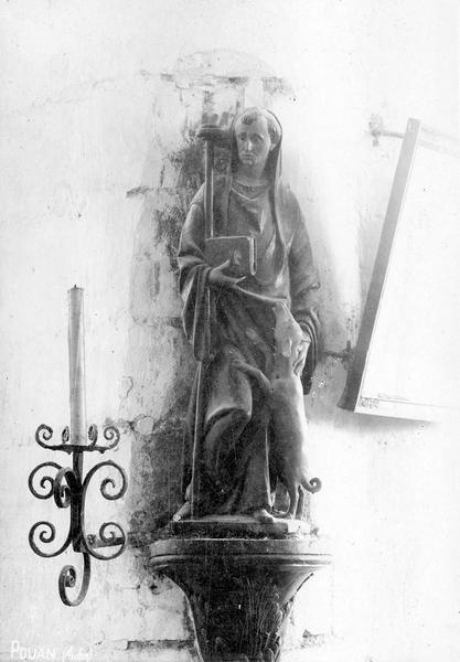 statuette : saint Antoine, vue générale