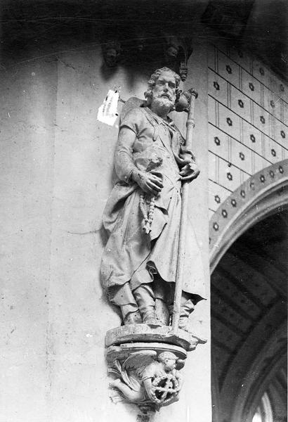 statue : saint Jacques le Majeur, vue générale