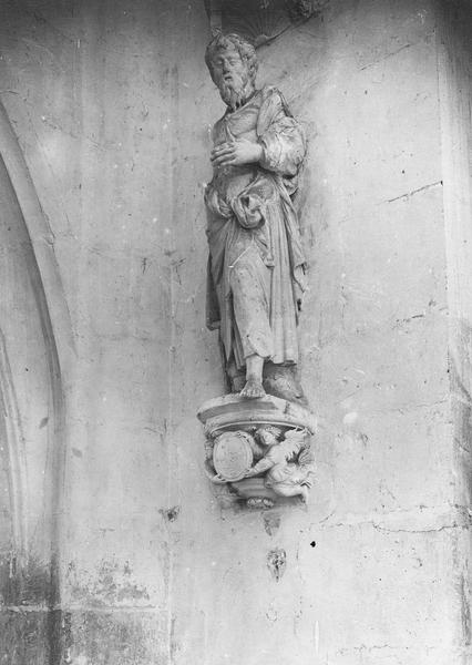 statue : saint Jacques le Mineur ?, vue générale