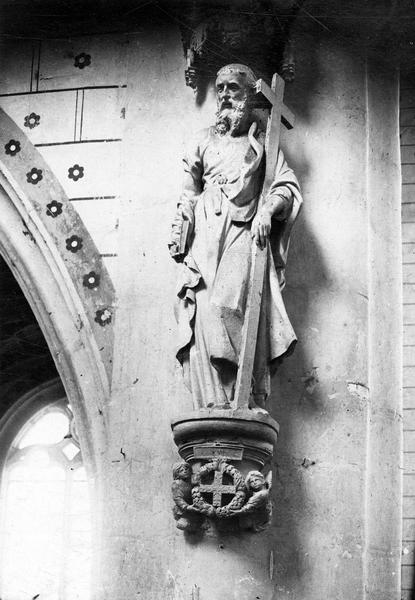 statue : saint Philippe, vue générale