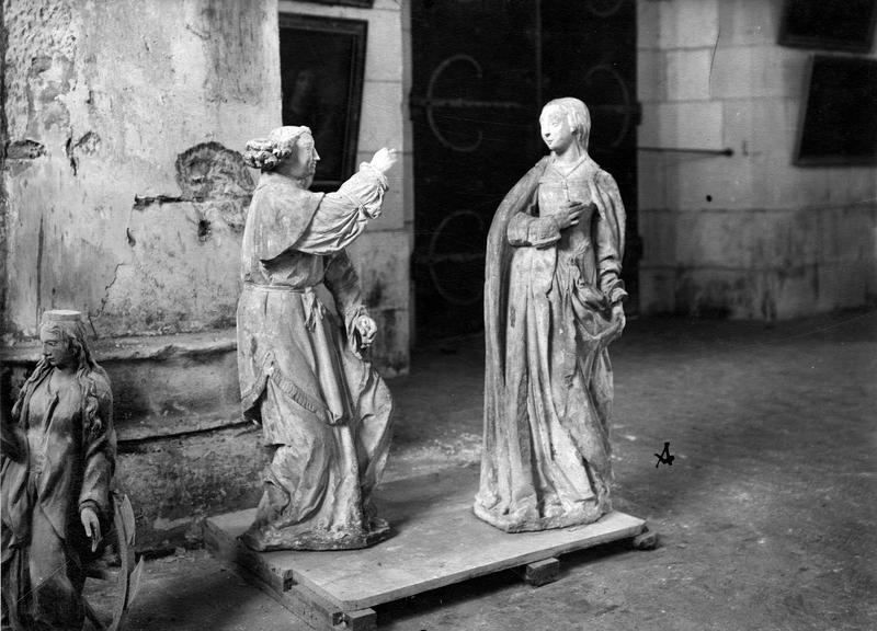 statues : Annonciation (l'), vue générale