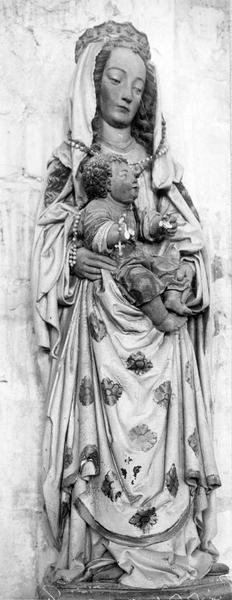 statue : Vierge à l'Enfant, vue générale