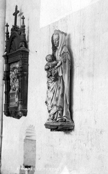 statue : Vierge à l'Enfant, vue générale