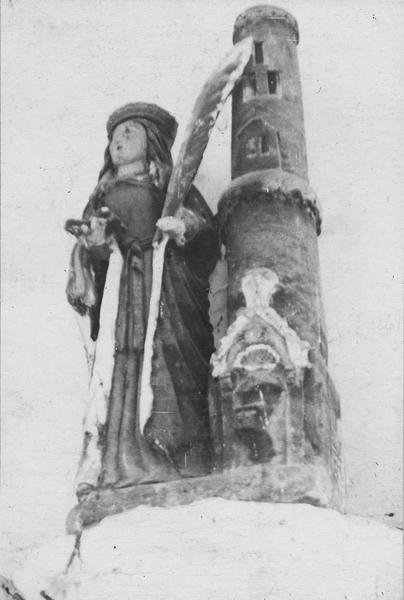 Statuette : Sainte Barbe