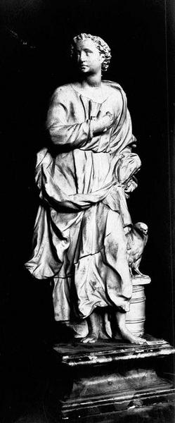 statuette : saint Jean l'Évangéliste, vue générale