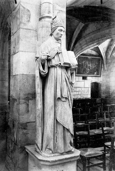 statue : saint Bonaventure, vue générale