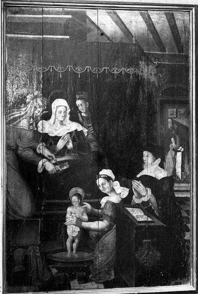 diptyque (détail) : saint Joachim et sainte Anne, vue générale - © Ministère de la Culture (France), Médiathèque du patrimoine et de la photographie (objets mobiliers), tous droits réservés