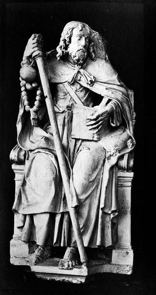 statuette : saint Jacques, vue générale du moulage - © Ministère de la Culture (France), Médiathèque du patrimoine et de la photographie (objets mobiliers), tous droits réservés