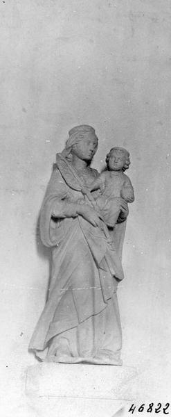 statue : Vierge à l'Enfant, vue générale