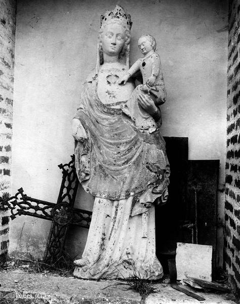 statue : Vierge à l'Enfant, vue générale