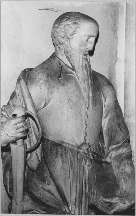 Statue : Saint Paul, provenant de l’église Saint-Maclou, après restauration