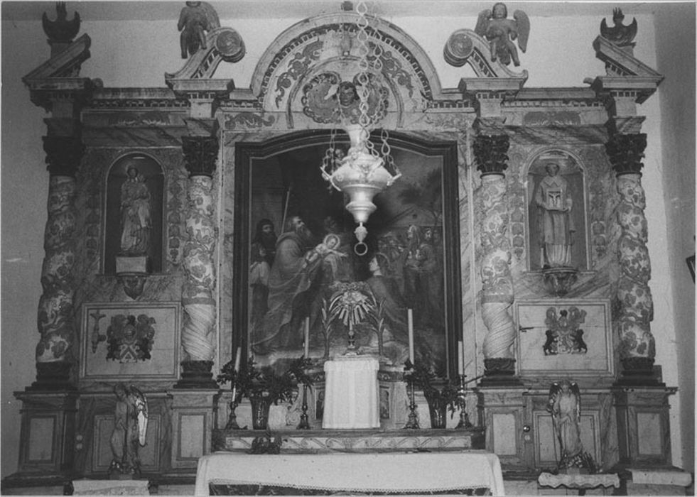 Maître-autel, tabernacle et retable