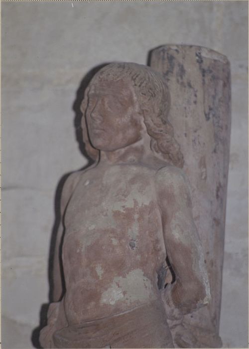 Statue : Saint Sébastien, détail