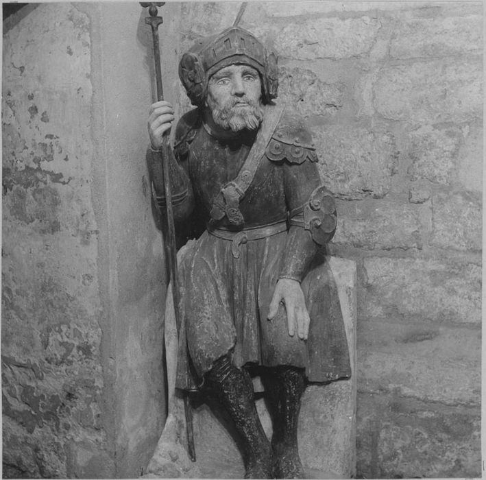 Saint Sépulcre : soldat, après restauration