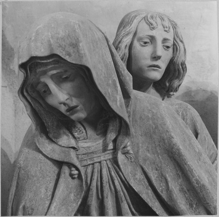 Saint Sépulcre : la Vierge et saint Jean (détail)