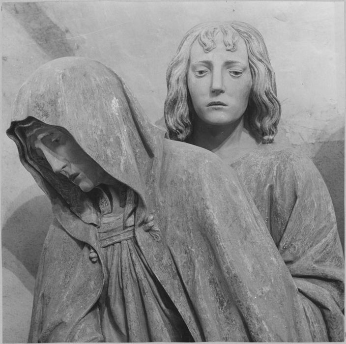 Saint Sépulcre : la Vierge et saint Jean, détail