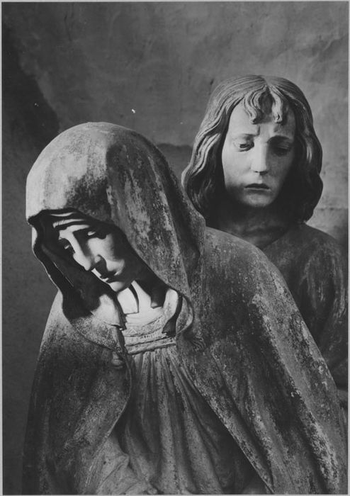 Saint Sépulcre : la Vierge et saint Jean, détail