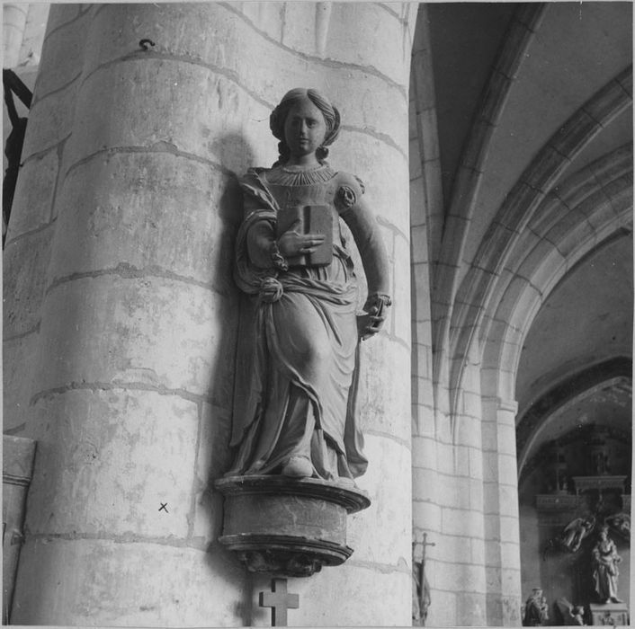 Statue : Vierge de l'Annonciation dite sainte Apolline