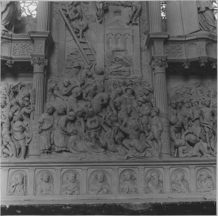 Retable de la Passion : Crucifixion (détail)