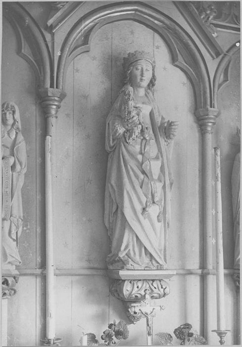 Statue : Vierge à l'Enfant