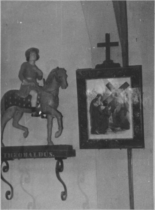 Statue : Saint Thibaud, vue partielle