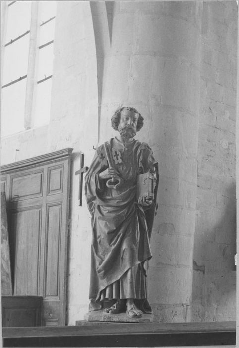 Statue : Saint Pierre, après restauration