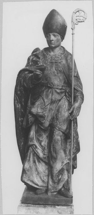 Statue : Saint Eloi (disparue), après restauration (1967)