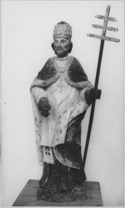 Statue : Saint Léon, après restauration (1967)