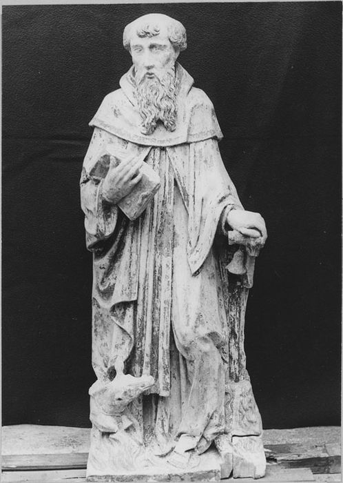 statue (2) : saint Antoine, après restauration (1962)