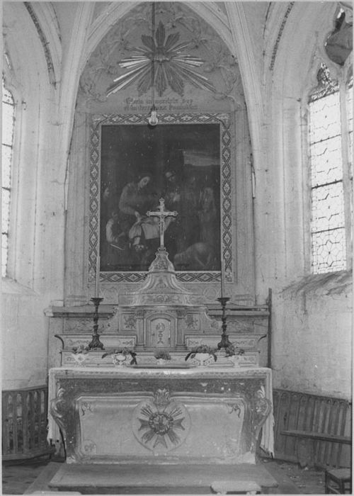 Maître-autel, tabernacle et gradin d'autel