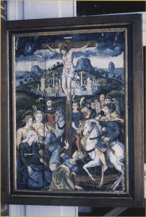 Diptyque : Vie du Christ, verso, Crucifixion