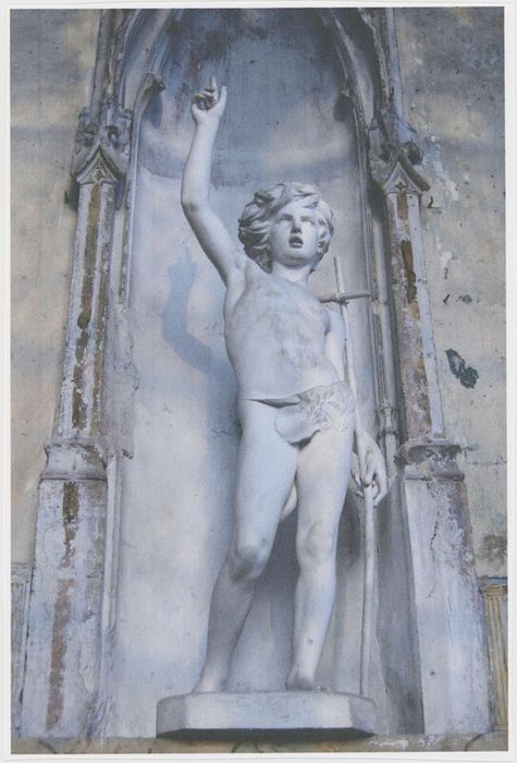 statue : Saint Jean-Baptiste enfant